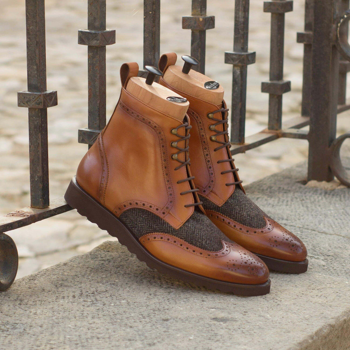 Cina Military Brogue Boots II