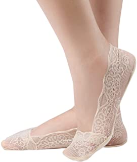 Pair of Lace Non-slip Footsie