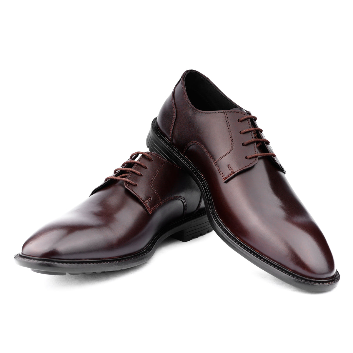 Handmade Premium Italian Leather Derby Shoes For Men (Size-UK-9)