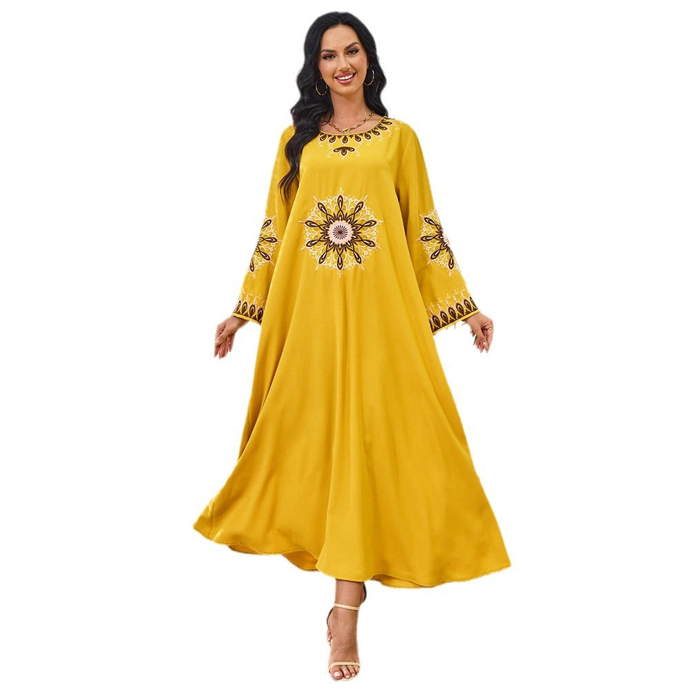 Ladies' embroidered dress