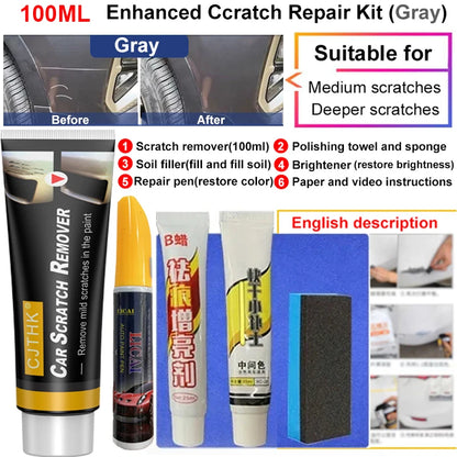 Car Scratch Remover Auto Paint Repair Wax Car Polish Body Grinding Compound Paint Care Tools Vehicle Surface Restorer