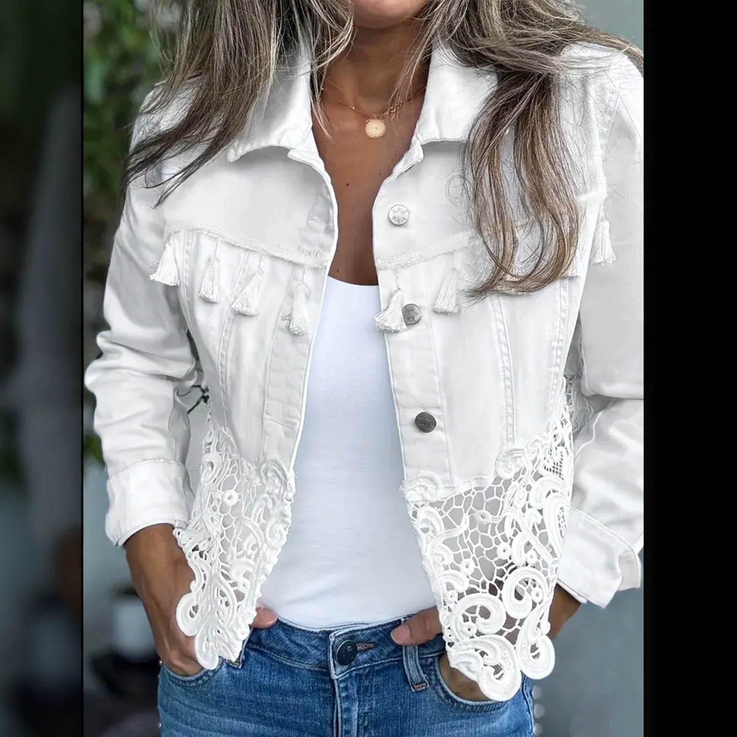 Spring Summer New Style Denim Jacket for Women Short Height Friendly