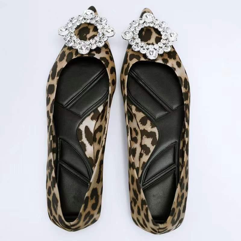 Flat Shoes Pearl Espadrilles for women Casual Slingback Rhinestone Shoes Woman Spring Summer Ladies Low heel Shoes
