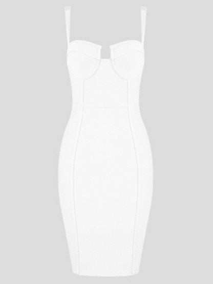 Ladies Sexy Blue Yellow Black Rayon Women Summer Bandage Dress Celebrity Designer Fashion Party Dress
