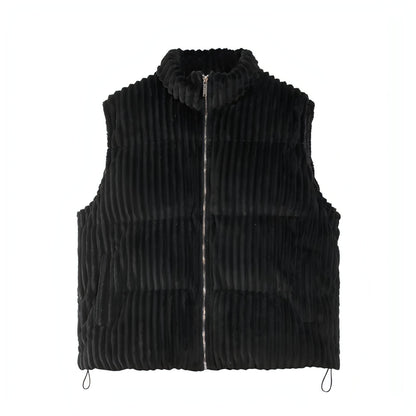 Polar Plush Stand-up Collar Cotton-padded Coat Men's Winter Loose