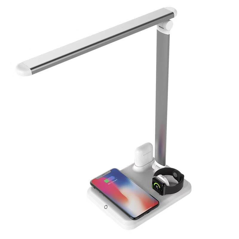 High Quality 4 In 1 LED Desk Lamp Light Qi Wireless Charger