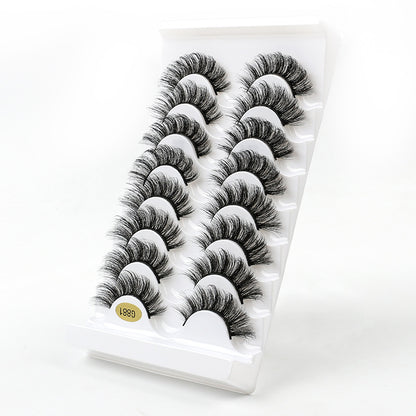 3D Voluminous False Eyelashes 8-Pair Set
