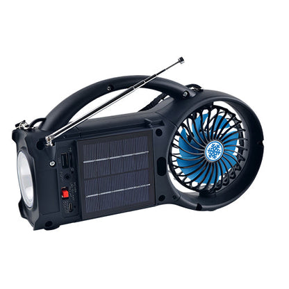 Supersonic Solar Power Bluetooth Speaker with FM Radio / LED Torch