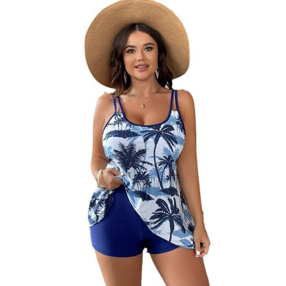 Printed bikini women's swimsuit