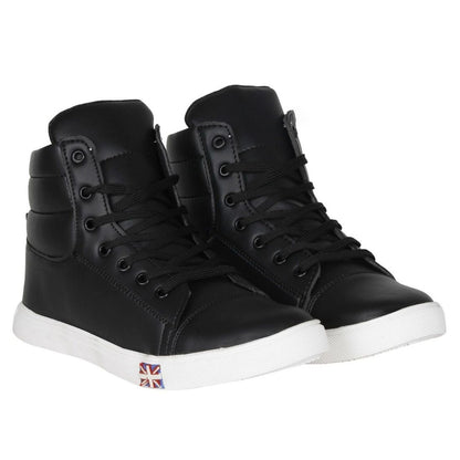 Generic Men Black Color Synthetic Material  Casual
