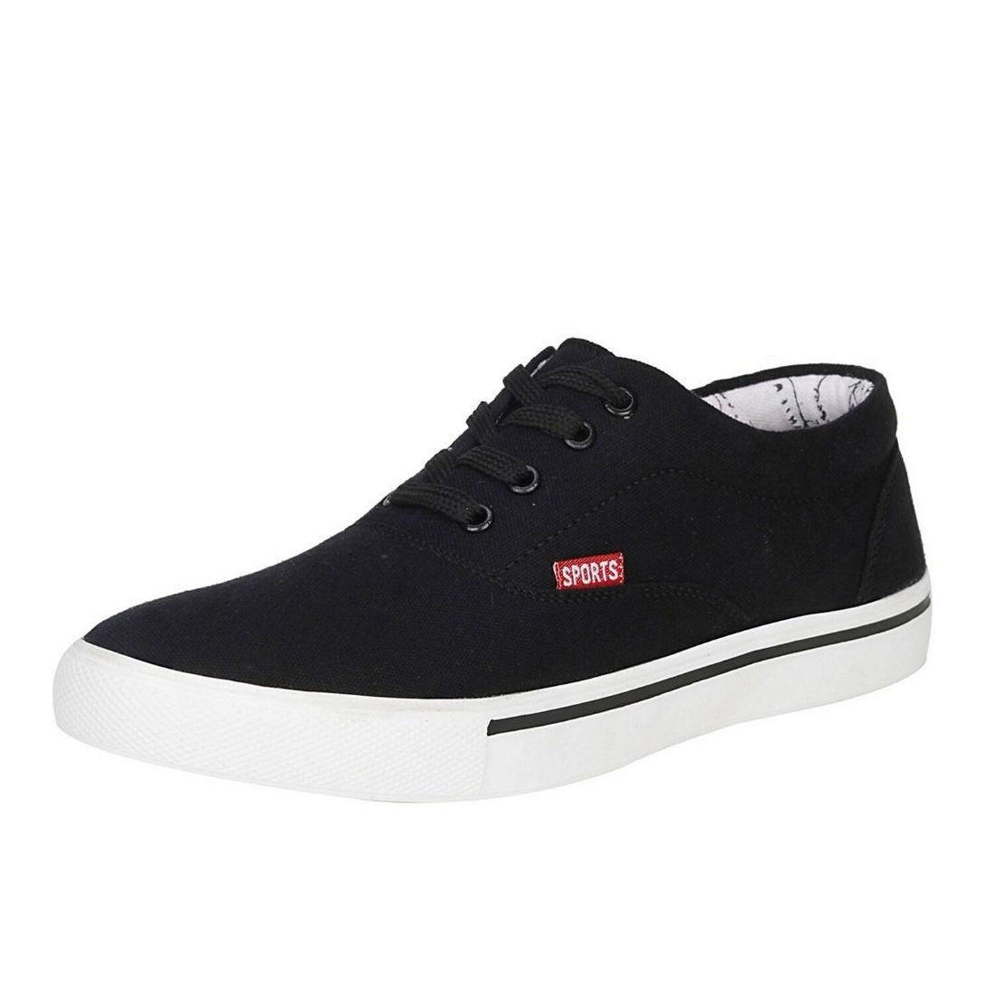 Generic Men Black Color Fabric Material  Casual