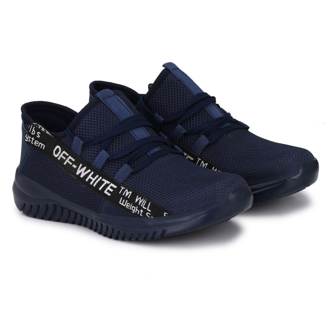 Generic Men Navy Blue Color Mesh Material  Casual