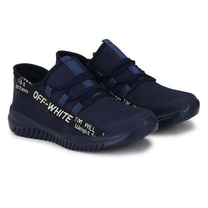 Generic Men Navy Blue Color Mesh Material  Casual