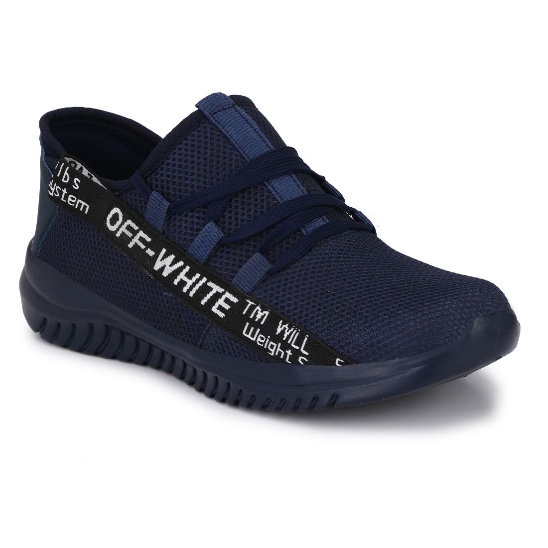 Generic Men Navy Blue Color Mesh Material  Casual