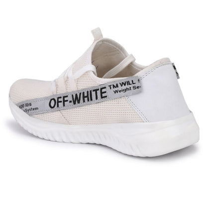 Generic Men White,Grey Color Mesh Material  Casual