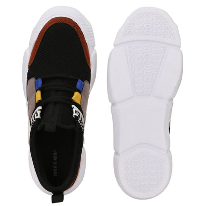 Generic Men Black Color Canvas Material  Casual