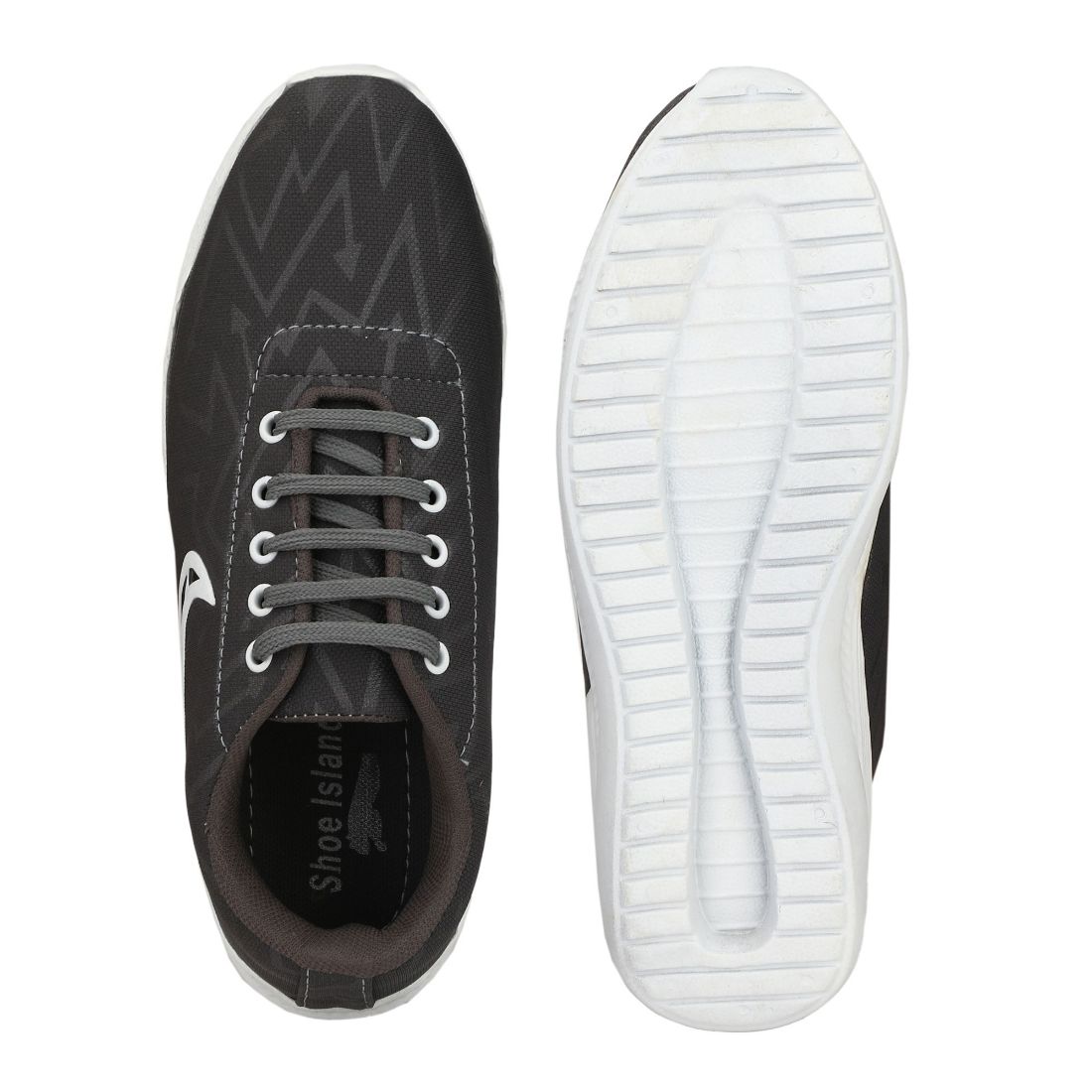 Generic Men Grey,White Color Canvas Material