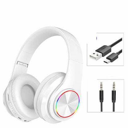 LED Wireless Bluetooth Headphones Gaming Headsets
