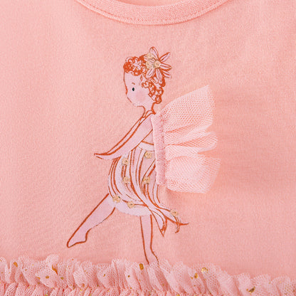Summer Sleeveless Girls' Dress Tulle Princess Dress, Cute Children's Dress