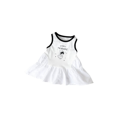 Girl Summer Sleeveless Dress, Lightweight Princess Dress
