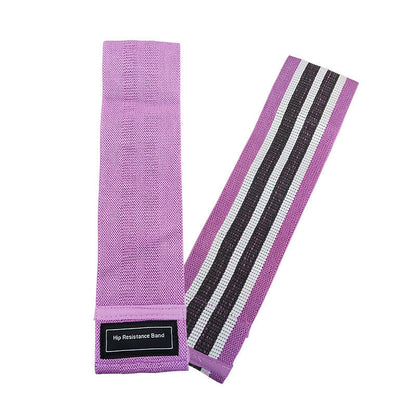Yoga Mat with Butt Lifting Elastic Resistance Band for Fitness Strength Training and Hip Stretching Pull Force