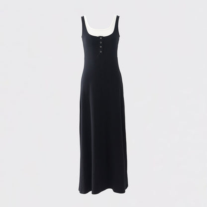 Women's Dress  A-Line Dress Summer Elegant Slimming Sleeveless Dress