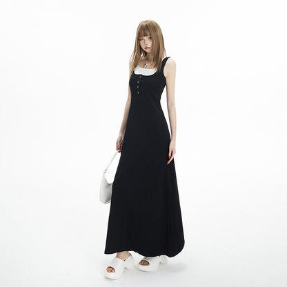 Women's Dress  A-Line Dress Summer Elegant Slimming Sleeveless Dress
