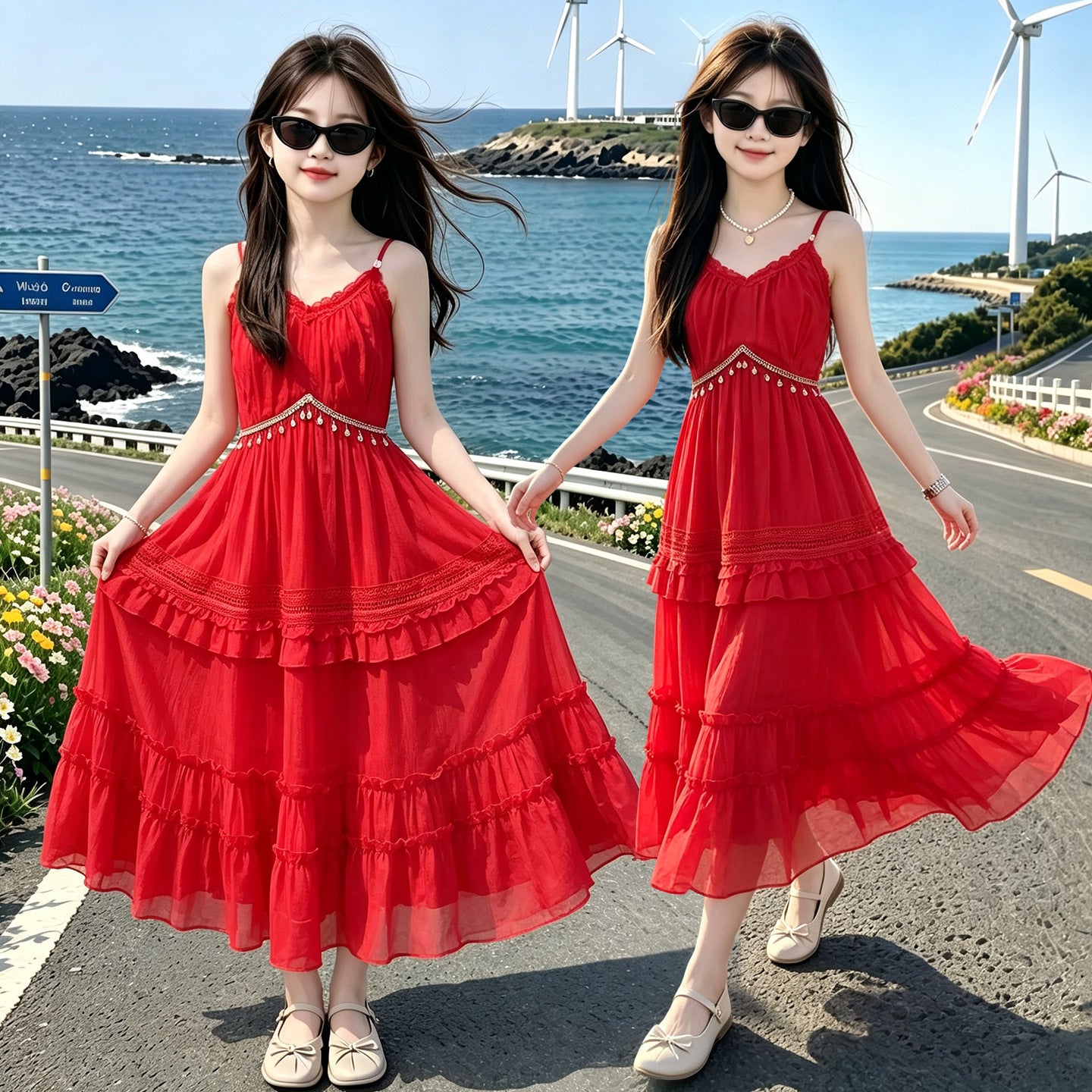Girls' summer dress