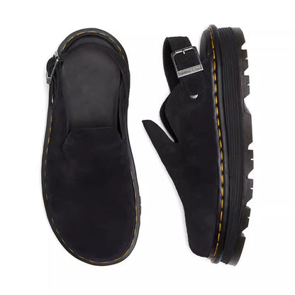 Women's Slide Mules - Suede Thick Sole Slippers Fashion Casual Women