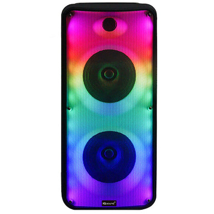 Supersonic 2 x 8" Bluetooth Speaker FIRE BOX with FM Radio and Remote