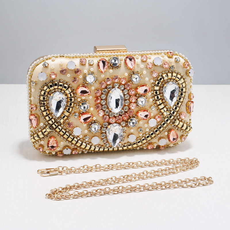 New Style Dinner Bag Ladies Banquet Clutch High End Hand Embroidered Dress Evening Bag