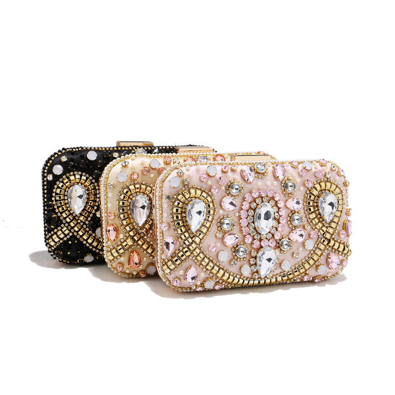 New Style Dinner Bag Ladies Banquet Clutch High End Hand Embroidered Dress Evening Bag