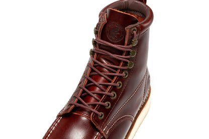 ROCKROOSTER Norwood Cherry Brown Men's 6 inch Soft Toe Wedge Work