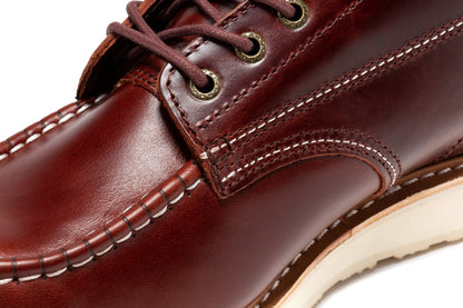 ROCKROOSTER Norwood Cherry Brown Men's 6 inch Soft Toe Wedge Work