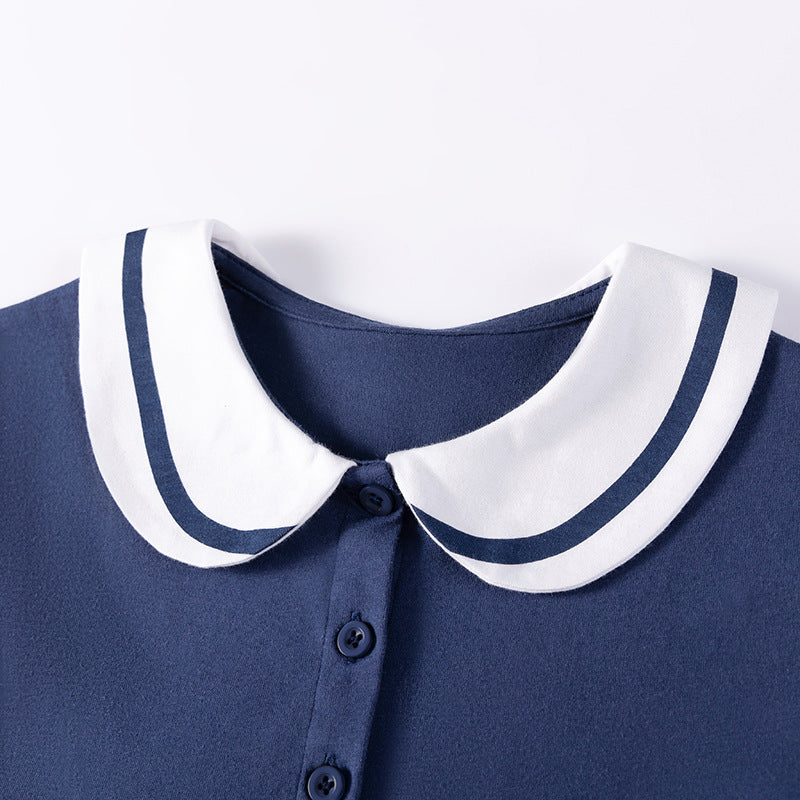 Girls' Dress Summer Short Sleeve Cartoon Dress