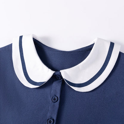 Girls' Dress Summer Short Sleeve Cartoon Dress