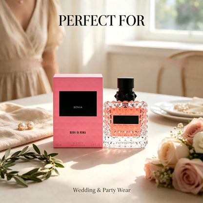 Women Eau de Toilette Perfume 100ml 3.4 fl.oz Luxury Floral Fragrance Long Lasting Feminine Signature Perfume Spray Romantic Daily Wear Office Date Night Wedding Party Fall Fashion Christmas Valentine's Day Gift For Her