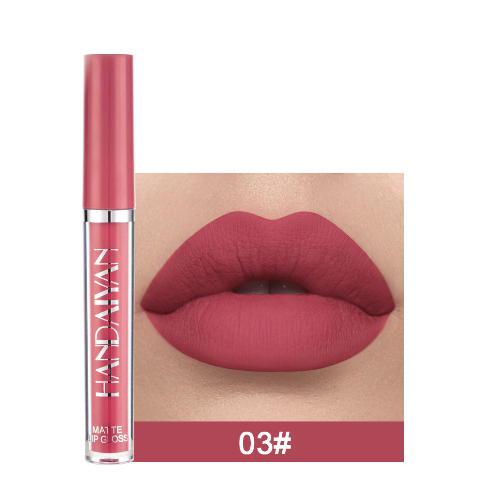 12-Color Matte Lip Glaze Liquid Lipstick
