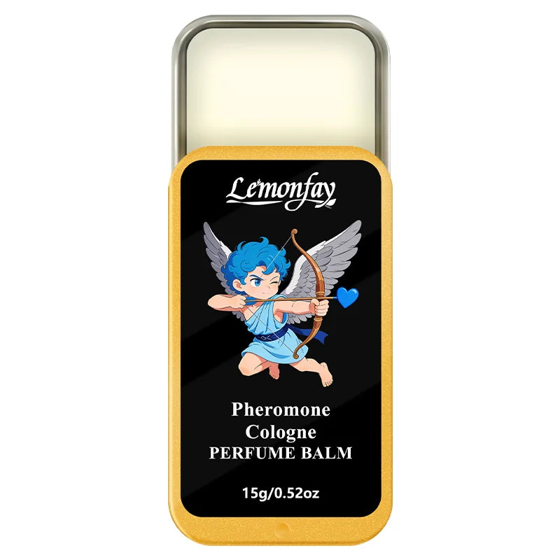 Lemonfay Pheromone Cologne Perfume Balm | Portable Long-Lasting Fragrance for Men & Women | Travel Size 15g