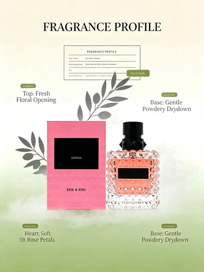 Women Eau de Toilette Perfume 100ml 3.4 fl.oz Luxury Floral Fragrance Long Lasting Feminine Signature Perfume Spray Romantic Daily Wear Office Date Night Wedding Party Fall Fashion Christmas Valentine's Day Gift For Her