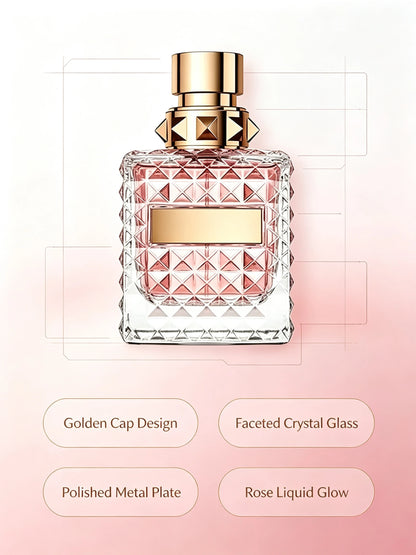 New Arrival Va-entino Donna Eau De Parfum EDP 100ml 3.4oz Bergamot Iris Bulgarian Rose Long Lasting Perfume Spray Women Labor Day Halloween Thanksgiving Black Friday Cyber Monday Christmas Gift Idea Best Seller Fast US