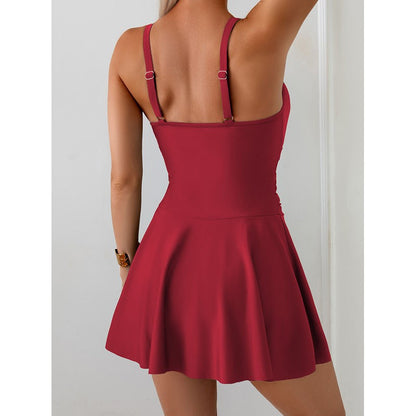 One-Piece Swimwear Women's Elegant Beach Dress Bikini