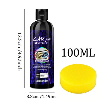 Car Headlight Polishing Agent Scratch Remover Repair Fluid Headlight Renewal Polish And Maintenance Liquid Kit Auto Accessories