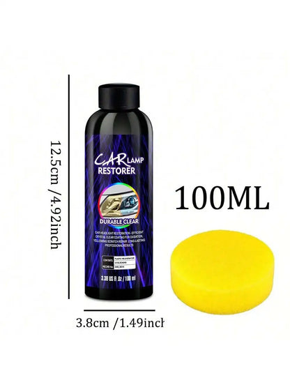 Car Headlight Restoration Polishing Kits Headlamp Repair Kits Car Light Polisher Cleaning Paste Car Paint Care Refurbish Agent
