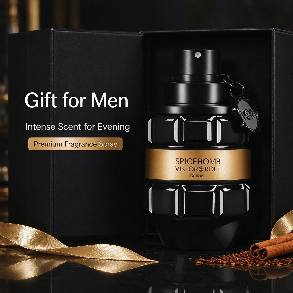 Viktor&Rolf Spice Extreme Eau De Toilette 150ml, Intense Spicy Woody Unisex Perfume, Powerful Long Lasting Fragrance with Cinnamon, Saffron & Cedar, Great for Evening Events, Date Nights and Special Occasions, Wonderful Gift for Men & Women