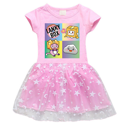 Girls' Half Sleeve Summer Dress