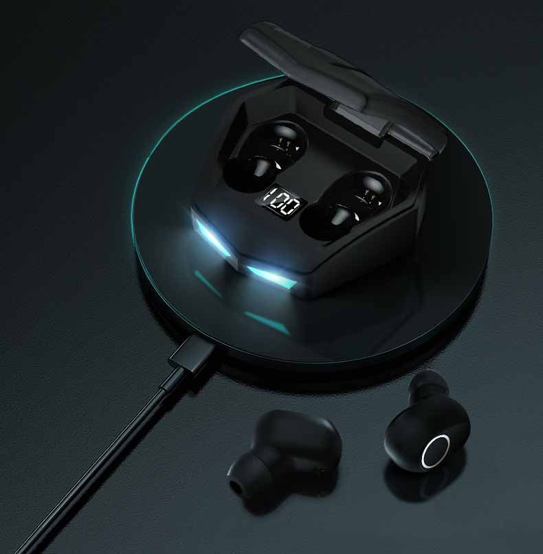 TWS Gaming Headset Stereo Wireless Bluetooth Headphones