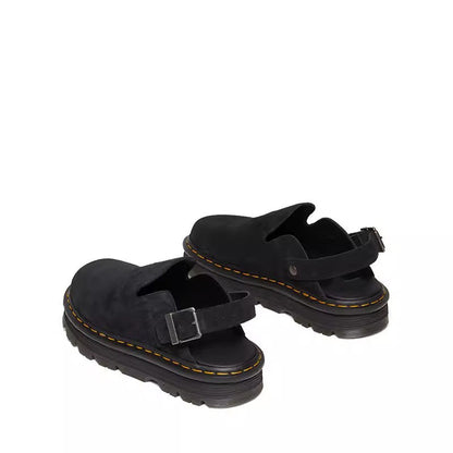 Women's Slide Mules - Suede Thick Sole Slippers Fashion Casual Women
