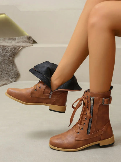 Boot Lover Leather : Lace-Up Boots