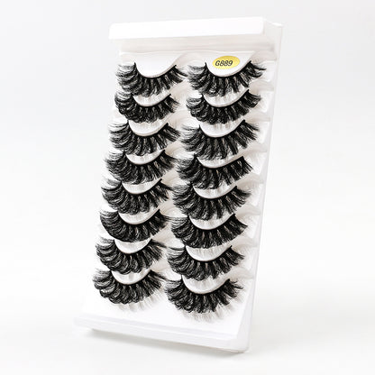 3D Voluminous False Eyelashes 8-Pair Set